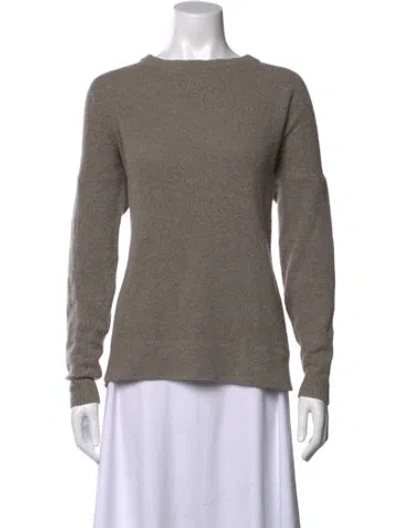 Pre-owned Soyer Cashmere Crew Neck Sweater In Gray