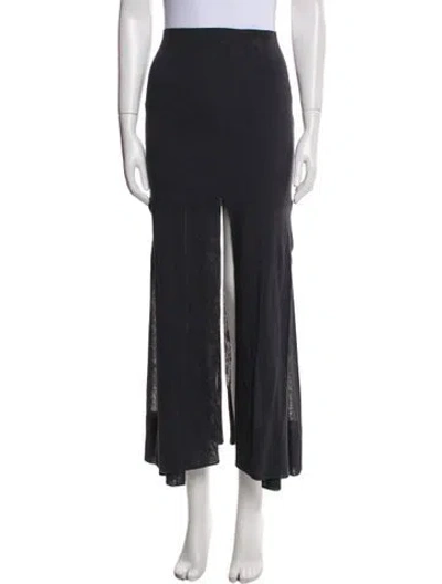 Pre-owned Soyer Midi Length Skirt In Black