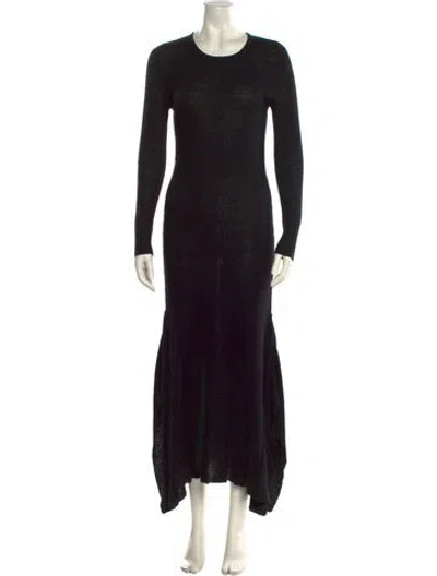Pre-owned Soyer Nylon Long Dress In Black
