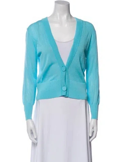 Pre-owned Soyer V-neck Sweater W/ Tags In Blue