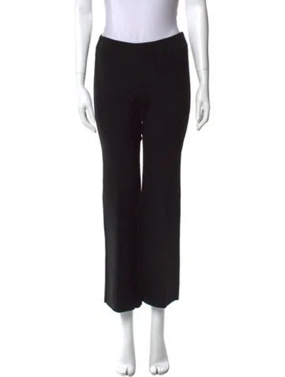 Pre-owned Soyer Wide Leg Pants In Black