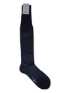 Sozzi Milano X Michele Franzese Jacquard-logo Socks In Blue
