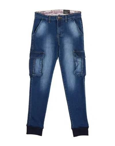 Sp1 Babies'  Toddler Boy Jeans Blue Size 7 Cotton, Elastane