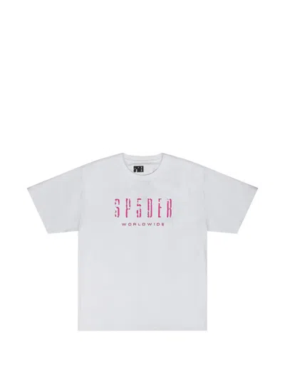 Sp5der 212555 Day Graphic-print T-shirt In White