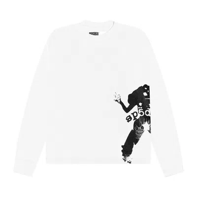 Pre-owned Sp5der 5ex Girl Thermal Long-sleeve 'white' | Men's Size Xxl