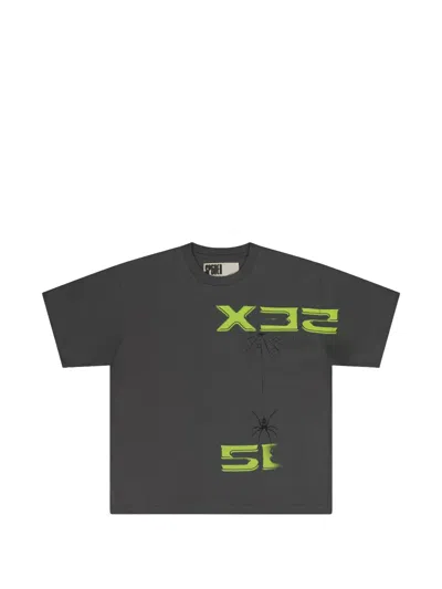 Sp5der 5ex Graphic-print T-shirt In Blue