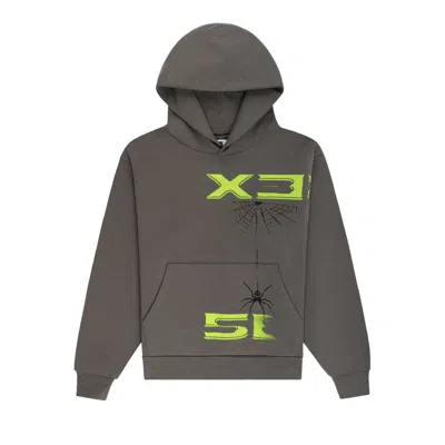 Pre-owned Sp5der 5ex Hoodie 'slate Grey' | Men's Size L