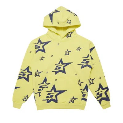 Pre-owned Sp5der 5star Hoodie 'yellow'