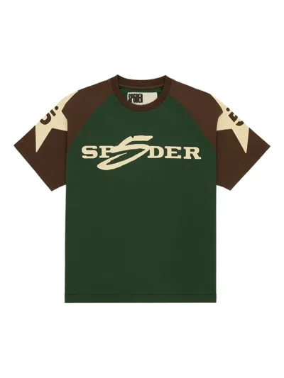 Sp5der 5uki Star-print T-shirt In Green