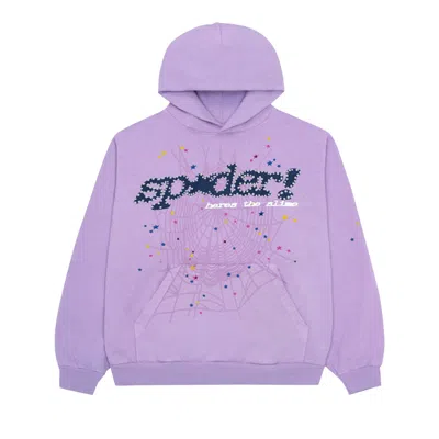 Pre-owned Sp5der Açaí Hoodie 'purple'
