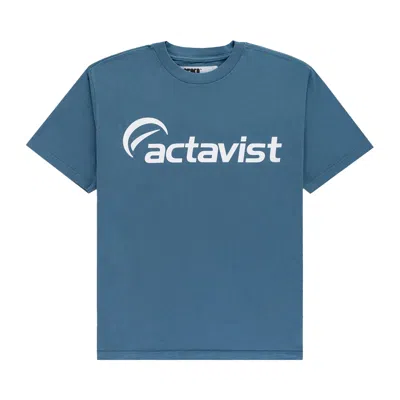 Pre-owned Sp5der Actavist Tee 'dusty Blue' | Men's Size S