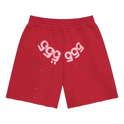 Sp5der Angel Number Short 'merlot' In Red