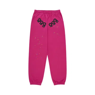 Pre-owned Sp5der Angel Number Sweatpant 'pink' | Men's Size L