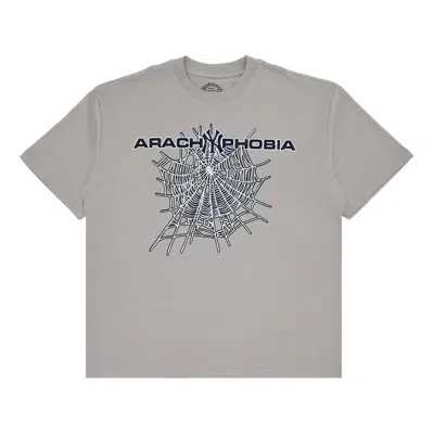 Sp5der Arach Ny Phobia T-shirt 'grey' In Gray