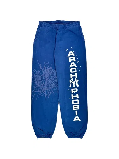 Sp5der Arach Ny Phobia Track Pants In Blue