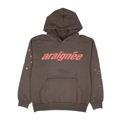 Sp5der Araignee Hoodie In Brown