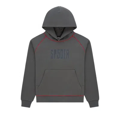 Pre-owned Sp5der Archive Contrast Hoodie 'slate Grey' | Men's Size Xxl In Gray