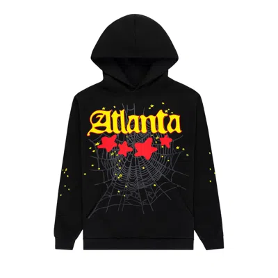 Pre-owned Sp5der Atlanta Hoodie 'black' | Men's Size L