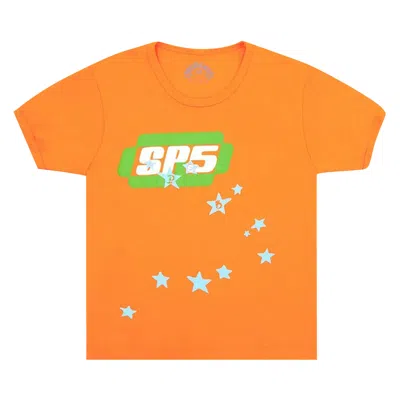 Pre-owned Sp5der Baby Tee 'orange'
