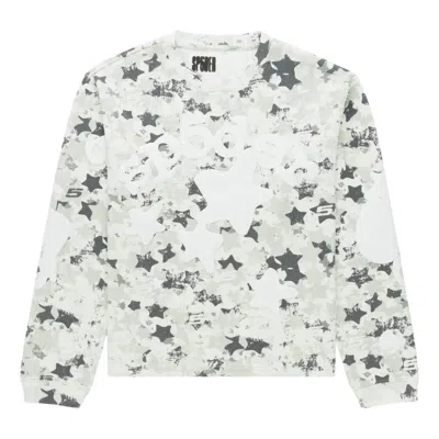 Sp5der Beluga Aop Thermal 'white Camo' In Blue