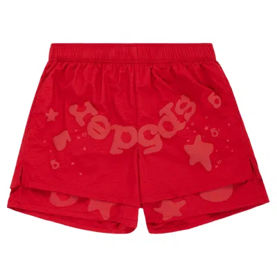 Pre-owned Sp5der Beluga Double Layer Short 'red' | Men's Size S