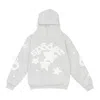 Sp5der Beluga Gray Hoodie In Grey