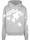 Sp5der Beluga Gray Hoodie In Grau