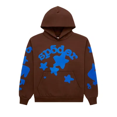 Pre-owned Sp5der Beluga Hoodie 'brown' | Men's Size M