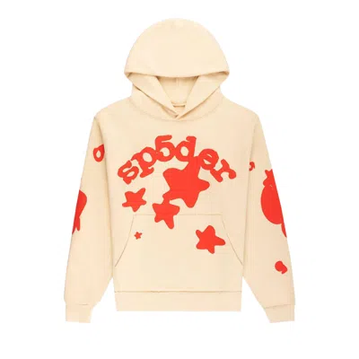 Pre-owned Sp5der Beluga Hoodie 'cream' | Men's Size Xxl In White