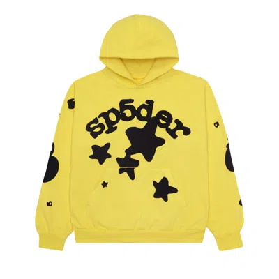 Pre-owned Sp5der Beluga Hoodie 'gold'