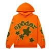 Sp5der Beluga Orange Green Hoodie In Orange