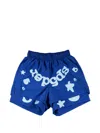 Sp5der 벨루가 로고 프린트 쇼츠 In Blue
