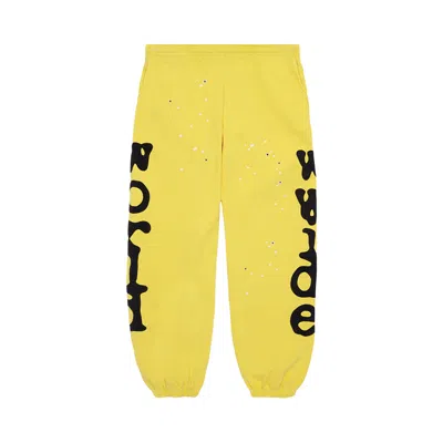 Pre-owned Sp5der Beluga Sweatpants 'gold'