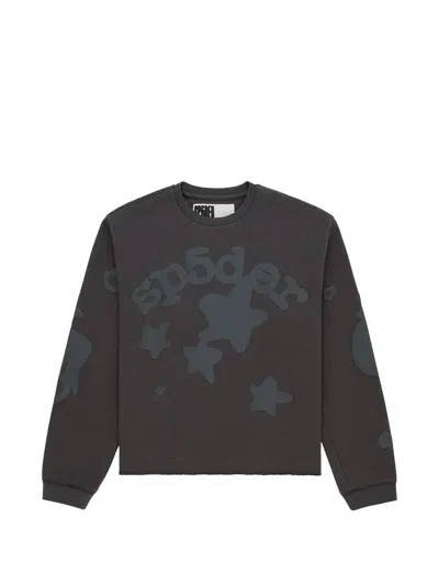 Sp5der Beluga Thermal Long-sleeve T-shirt In Gray