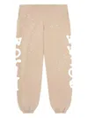 Sp5der Logo-print Sweatpants In Neutral