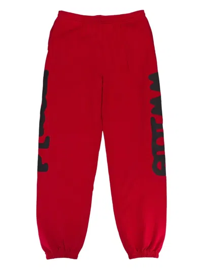 Sp5der Beluga Track Pants In Red