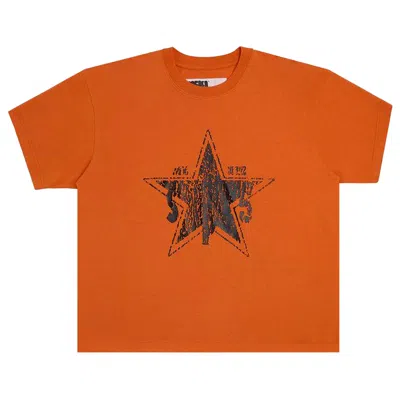 Pre-owned Sp5der Big Star Tee 'red Orange' | Men's Size M