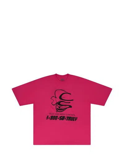 Sp5der Bite! Short-sleeve T-shirt In Pink