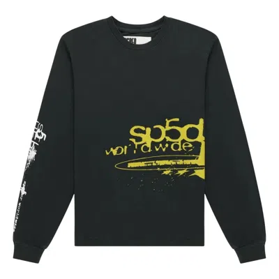 Sp5der Black Chop Long-sleeve T-shirt 'black'