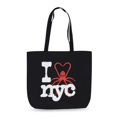 Sp5der Black Nyc Tote Bag