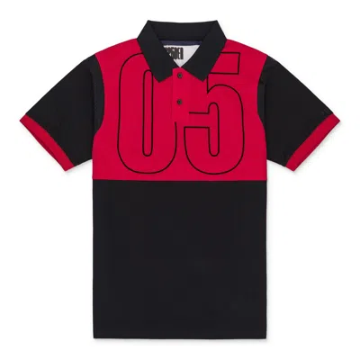 Sp5der Recruit Short-sleeve Polo Shirt In Black