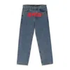 Sp5der Blue V3 Straight-fit Jeans In Blue