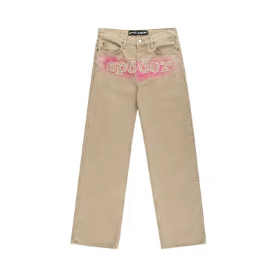 Pre-owned Sp5der Canvas Work Pant 'tan' | Men's Size 34