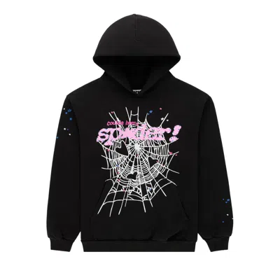 Pre-owned Sp5der Cb Punk V2 Hoodie 'owl' | Black | Men's Size Xl