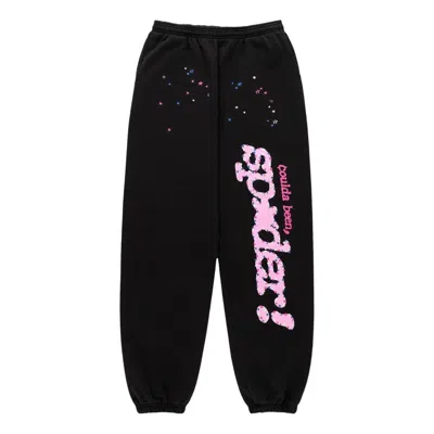 Sp5der Cb Punk V2 Sweatpant 'owl' In Black