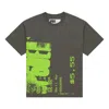 Sp5der Commerce T-shirt 'slate Grey' In Brown