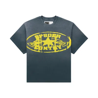 Pre-owned Sp5der Cuntry Tee 'slate Grey' | Men's Size M In Gray