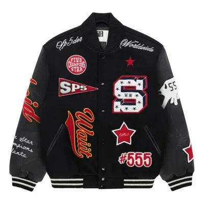 Sp5der Cuntry Varsity Jacket 'black'