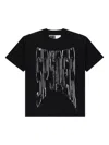 Sp5der Diffused Collegiate T-shirt In Black