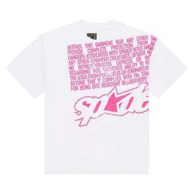 Pre-owned Sp5der Disclaimer Tee 'white' | Men's Size L